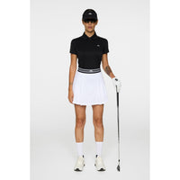 J.Lindeberg Women's Jessa Golf Polo Shirt - Black