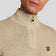 Lyle & Scott Merino Mischung 1/4 Zip -Strick - Safari