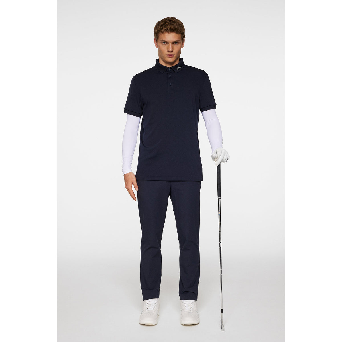 J.Lindeberg KV Golf Polo Shirt - JL Navy