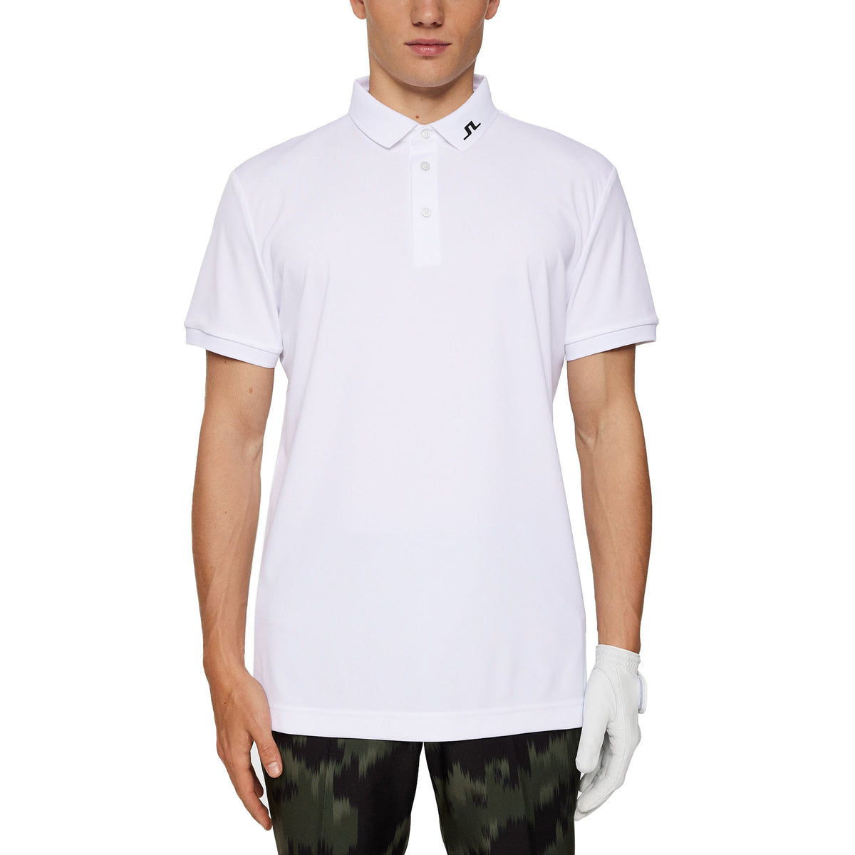 J.Lindeberg KV Golf Polo Shirt - White