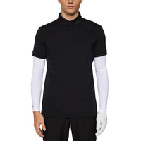 J. Lindeberg KV Print Golf Polo Shirt - Schwarz