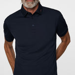 J. Lindeberg KV Print Golf Polo Shirt - JL Navy