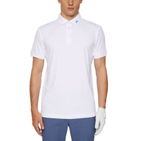 J. Lindeberg KV Print Golf Polo Shirt - Weiß