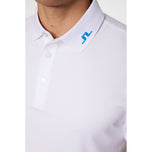 J. Lindeberg KV Print Golf Polo Shirt - Weiß