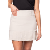 Golftini Frauen Susan 17,5 "Full Falten Golf Skort - Cafe