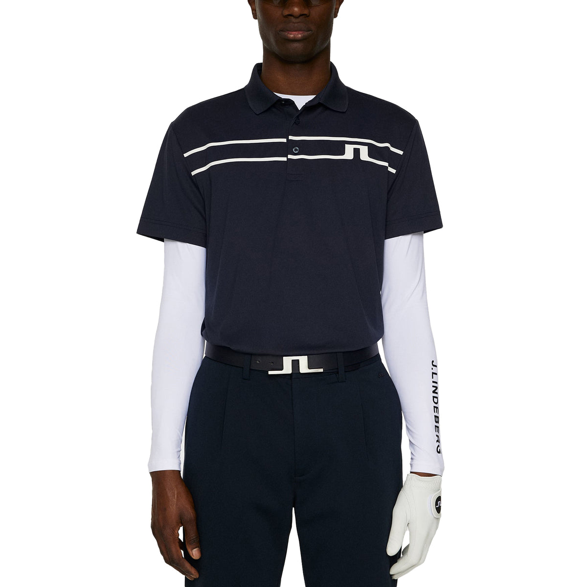J. Lindeberg Klas Golf Polo -Shirt - JL Navy