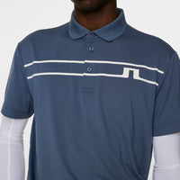 J.Lindeberg Klas Golf Polo -Shirt - Vintage Indigo