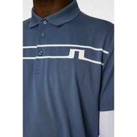 J.Lindeberg Klas Golf Polo -Shirt - Vintage Indigo