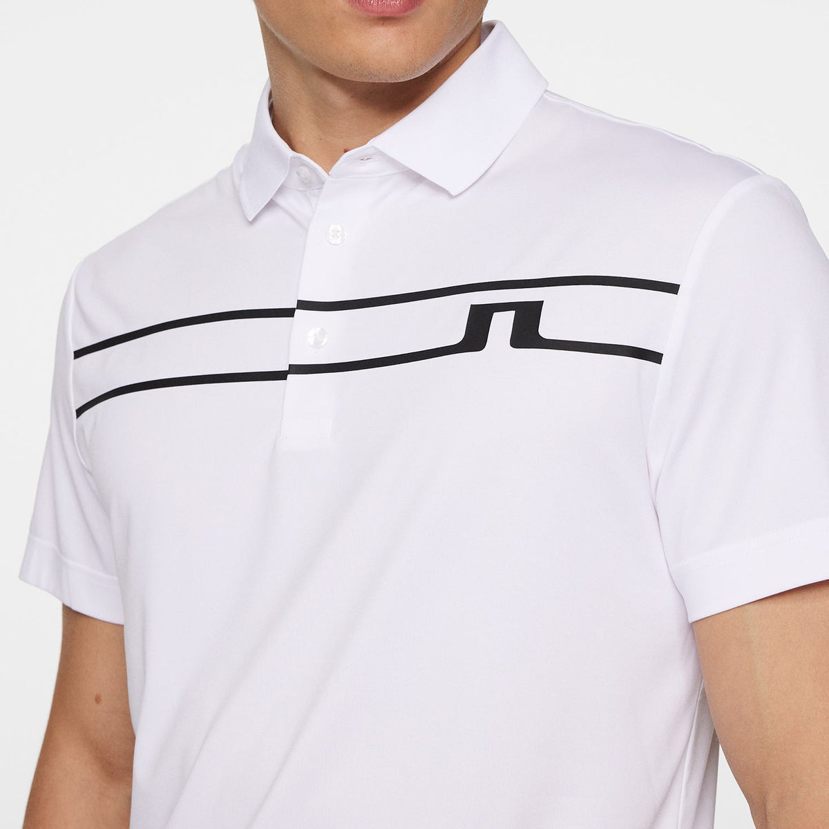 J. Lindeberg Klas Golf Polo -Hemd - Weiß