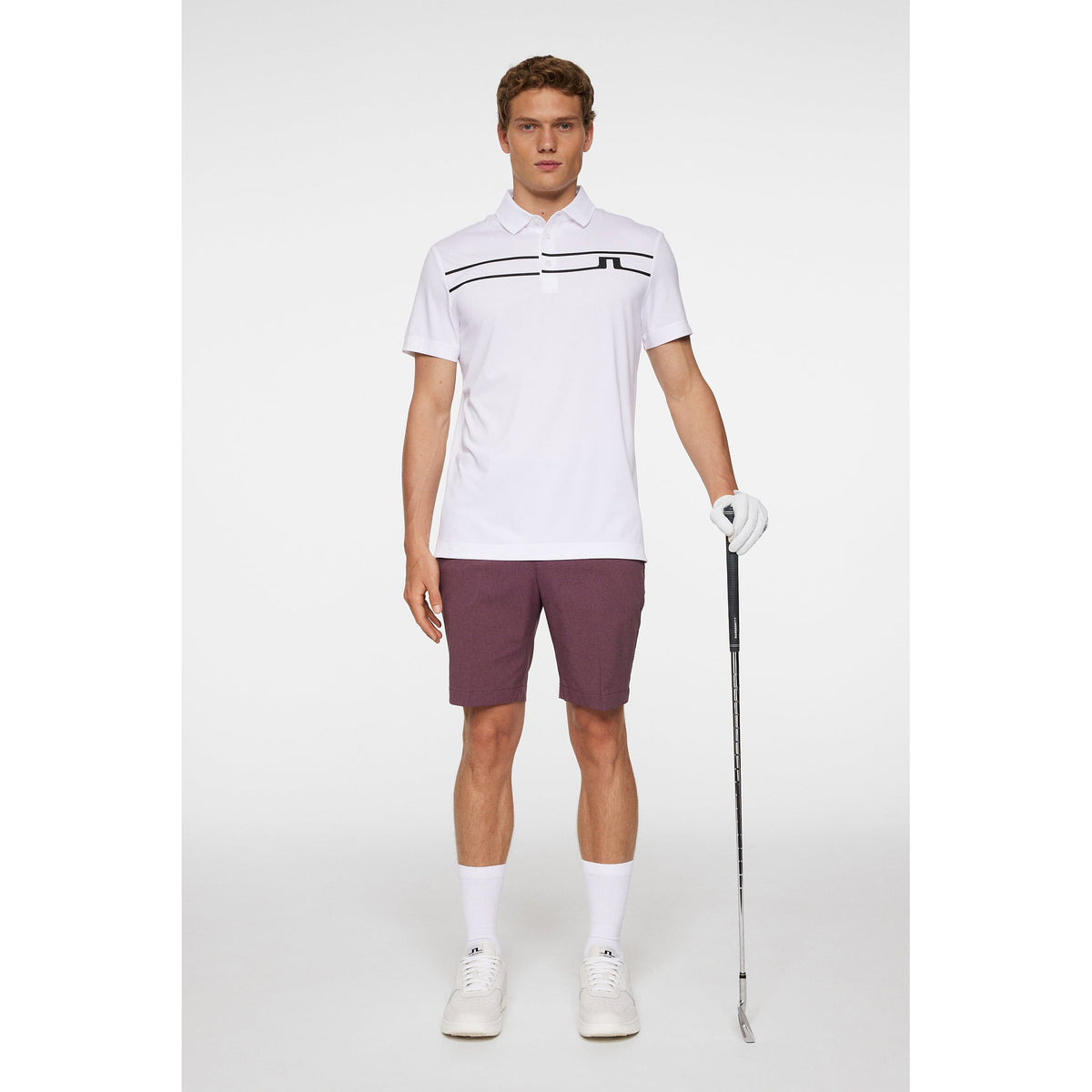 J. Lindeberg Klas Golf Polo -Hemd - Weiß