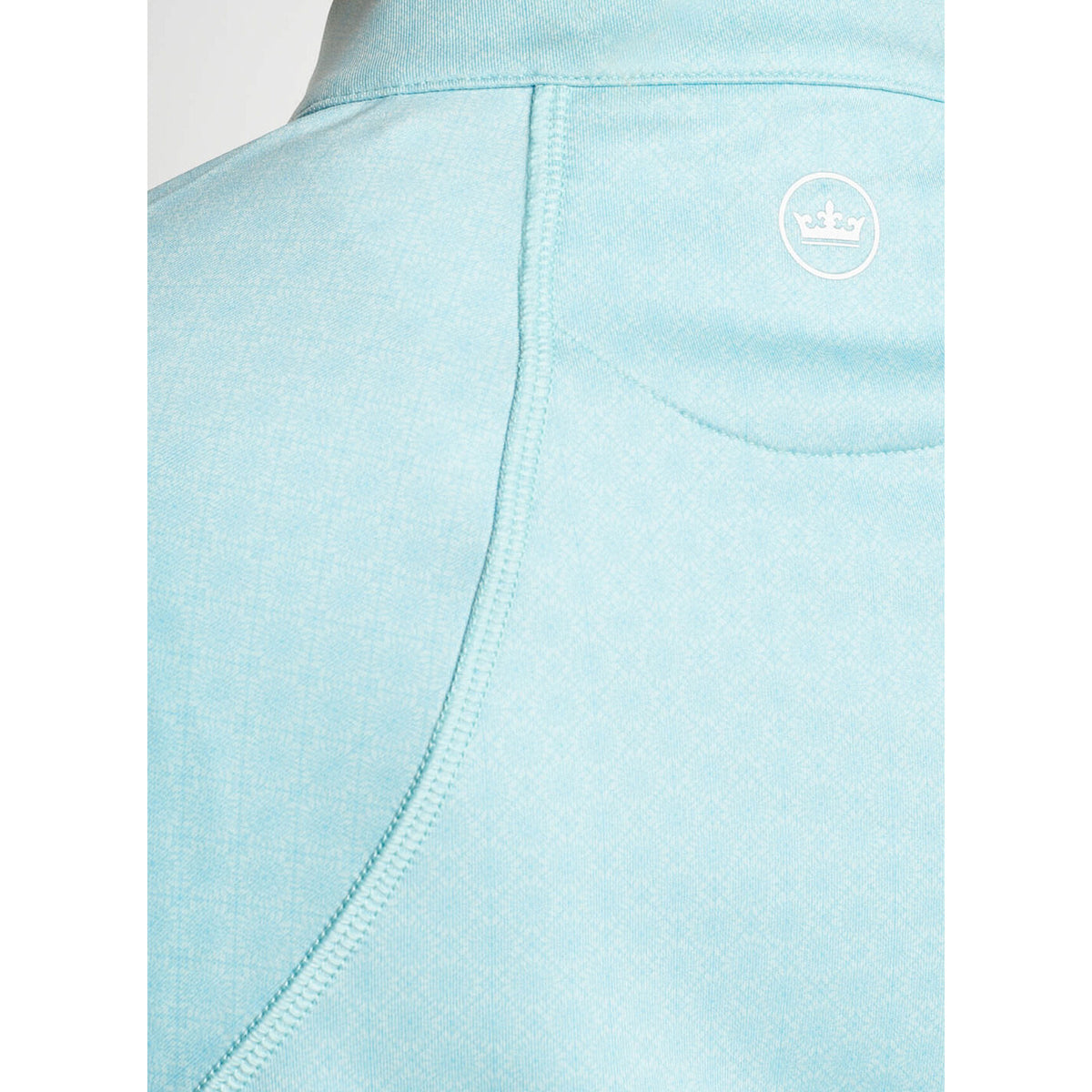 Peter Millar Frauen Geo Raglan-Sleeve Perth Golf Mid-Layer-Blaue Fichte