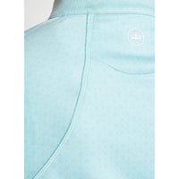 Peter Millar Frauen Geo Raglan-Sleeve Perth Golf Mid-Layer-Blaue Fichte