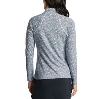 Peter Millar Frauenplatz auf Raglan-Sleeve Perth Golf Mid-Layer-Graphite
