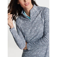 Peter Millar Frauenplatz auf Raglan-Sleeve Perth Golf Mid-Layer-Graphite