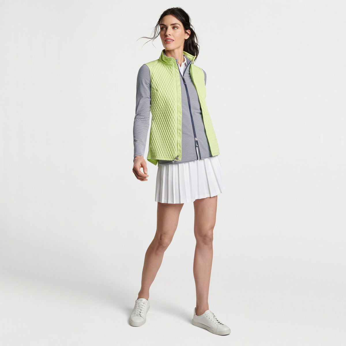 Peter Millar Frauen Sicherung Hybrid Golfweste - Spritzer