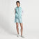 Peter Millar Damen merge Hybrid -Golfjacke - Blaue Fichte/ Weiß