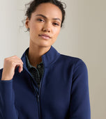 Peter Millar 女式 Lumi-Knit 高性能全拉链 - 浅白色
