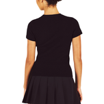 Malbon Lisette Knit Golfshirt für Damen – Schwarz