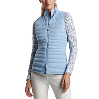 Peter Millar Frauen Sicherung Hybrid Golfweste - Cottage Blau