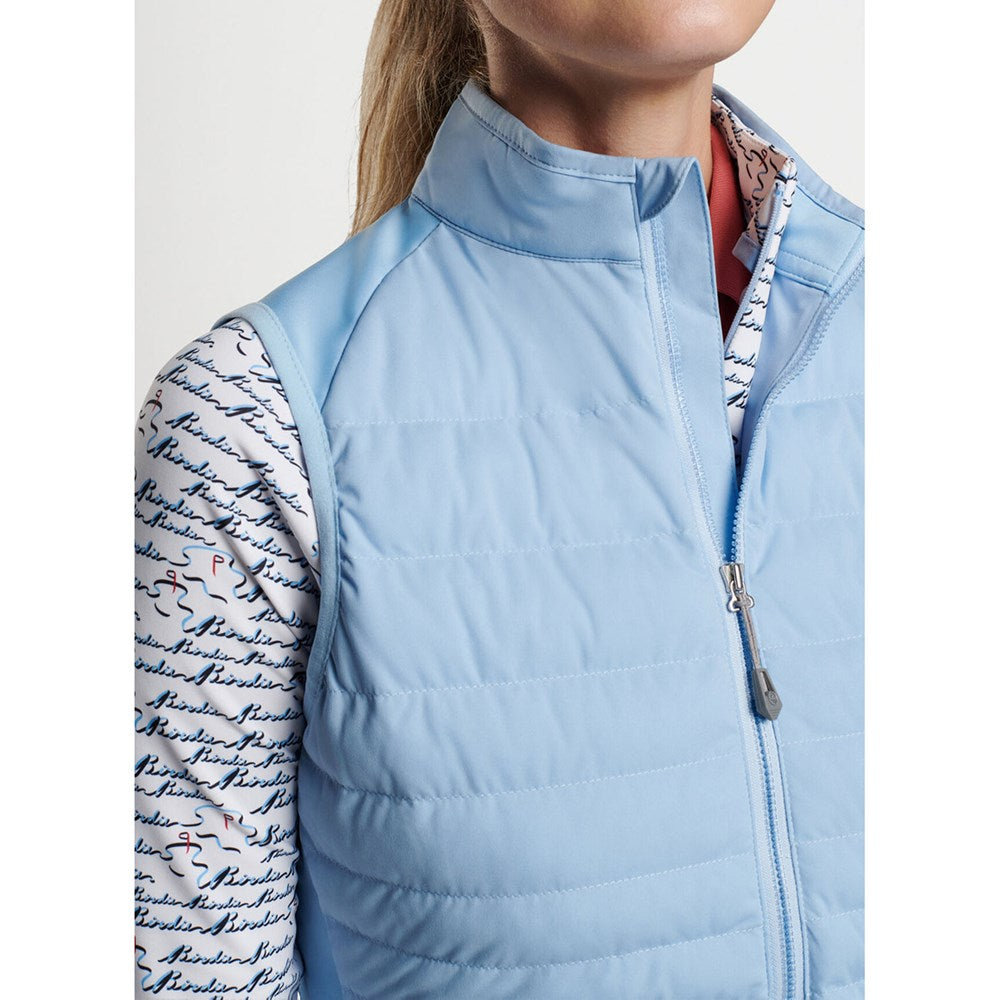 Peter Millar Frauen Sicherung Hybrid Golfweste - Cottage Blau