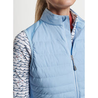 Peter Millar Frauen Sicherung Hybrid Golfweste - Cottage Blau