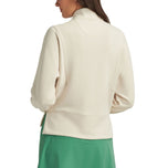 Pter Millar Damen Flora Strick Melange Halbzip Golfpullover - Stein