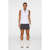 J.Lindeberg Women's Leya ärmelloses Golfhemd - Weiß