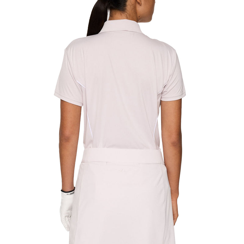 J.Lindeberg Women's Leyla Golf Polo -Hemd - grauer Lila