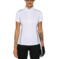 J. Lindeberg Women's Leyla Golf Polo Shirt - Weiß