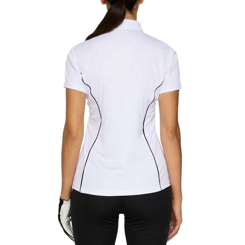 J. Lindeberg Women's Leyla Golf Polo Shirt - Weiß