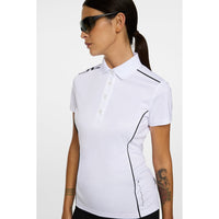 J. Lindeberg Women's Leyla Golf Polo Shirt - Weiß