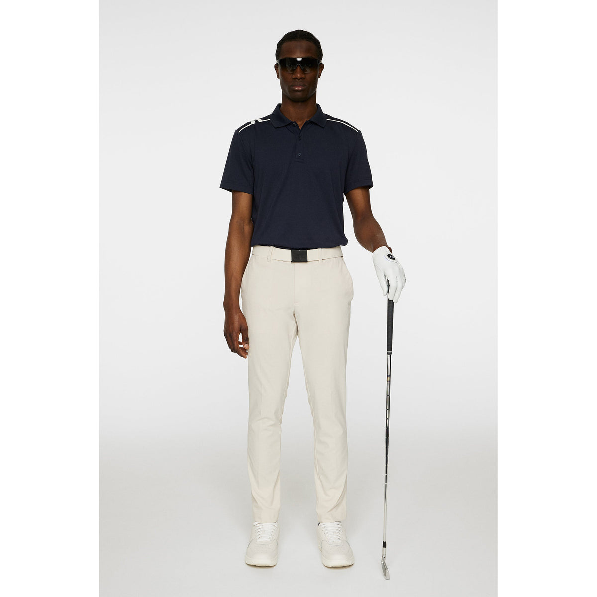 J. Lindeberg Lionel Golf Polo Shirt - JL Navy