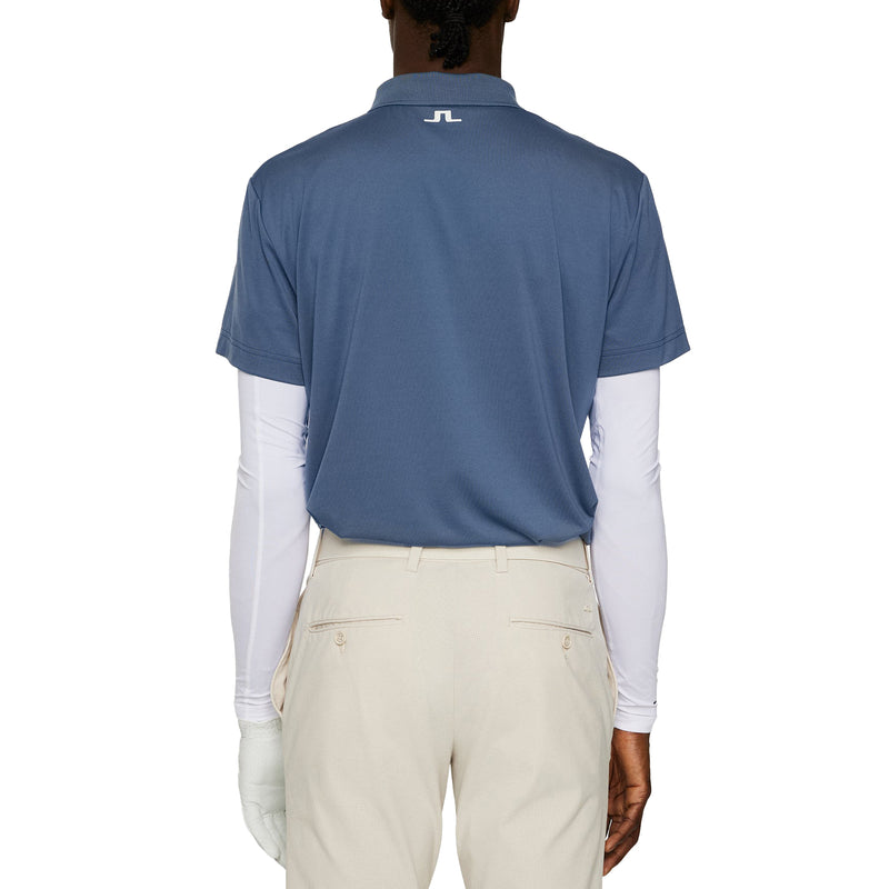 J. Lindeberg Lionel Golf Polo Shirt - Vintage Indigo