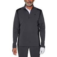 J. Lindeberg Lukas Quarter Zip Golf Mid -Layer - Asphalt