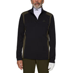 J.Lindeberg Lukas Viertel Zip Golf mittelschicht - Schwarz