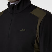 J.Lindeberg Lukas Viertel Zip Golf mittelschicht - Schwarz