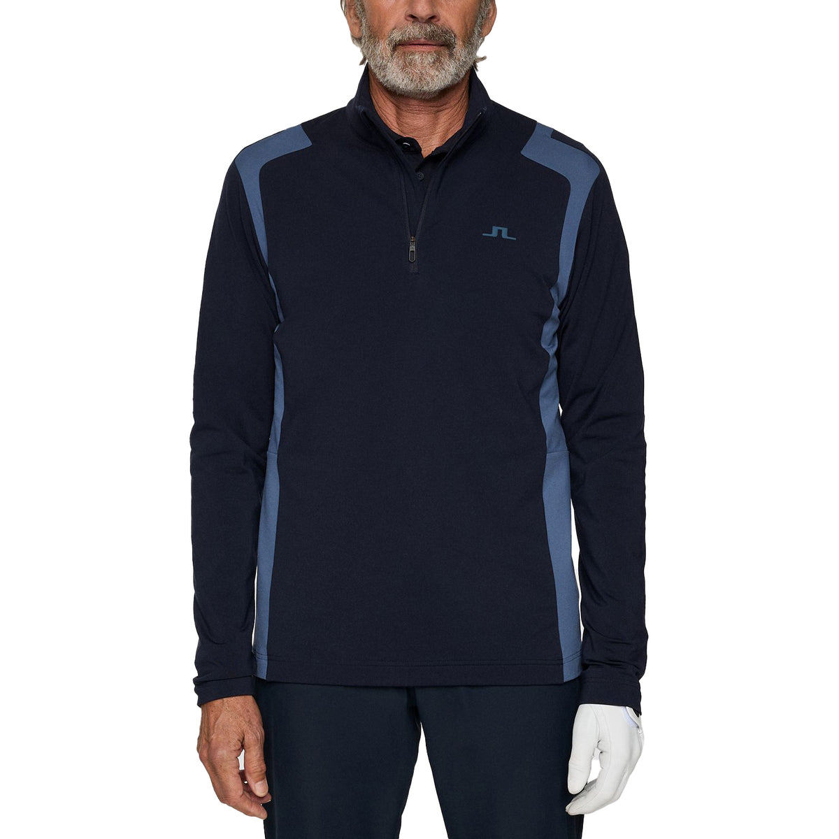J.Lindeberg Lukas Quarter Zip Golf mittelschicht - Vintage Indigo