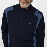 J.Lindeberg Lukas Quarter Zip Golf mittelschicht - Vintage Indigo
