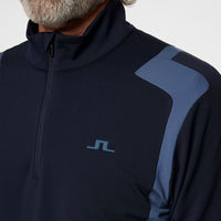 J.Lindeberg Lukas Quarter Zip Golf mittelschicht - Vintage Indigo