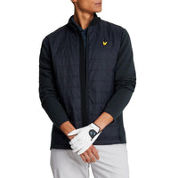 Lyle & Scott Faffel gesteppte Golfjacke - Marine