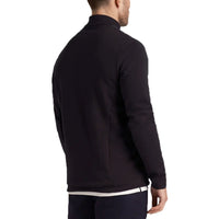 Lyle & Scott Baffle gesteppt Viertel Zip Golf Midlayer - Dark Navy