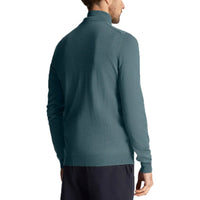 Lyle & Scott Golf Core 1/4 Zip Merino Mix - Eisenblau