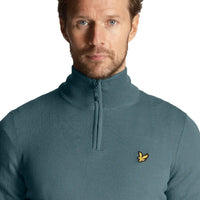 Lyle & Scott Golf Core 1/4 Zip Merino Mix - Eisenblau