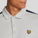 Lyle & Scott Golf Striped Polo Shirt - Kiesel/ Dunkle Marine