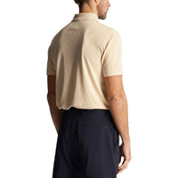 Lyle & Scott Monogramm Jacquard Golf Polo -Hemd - Sanddune