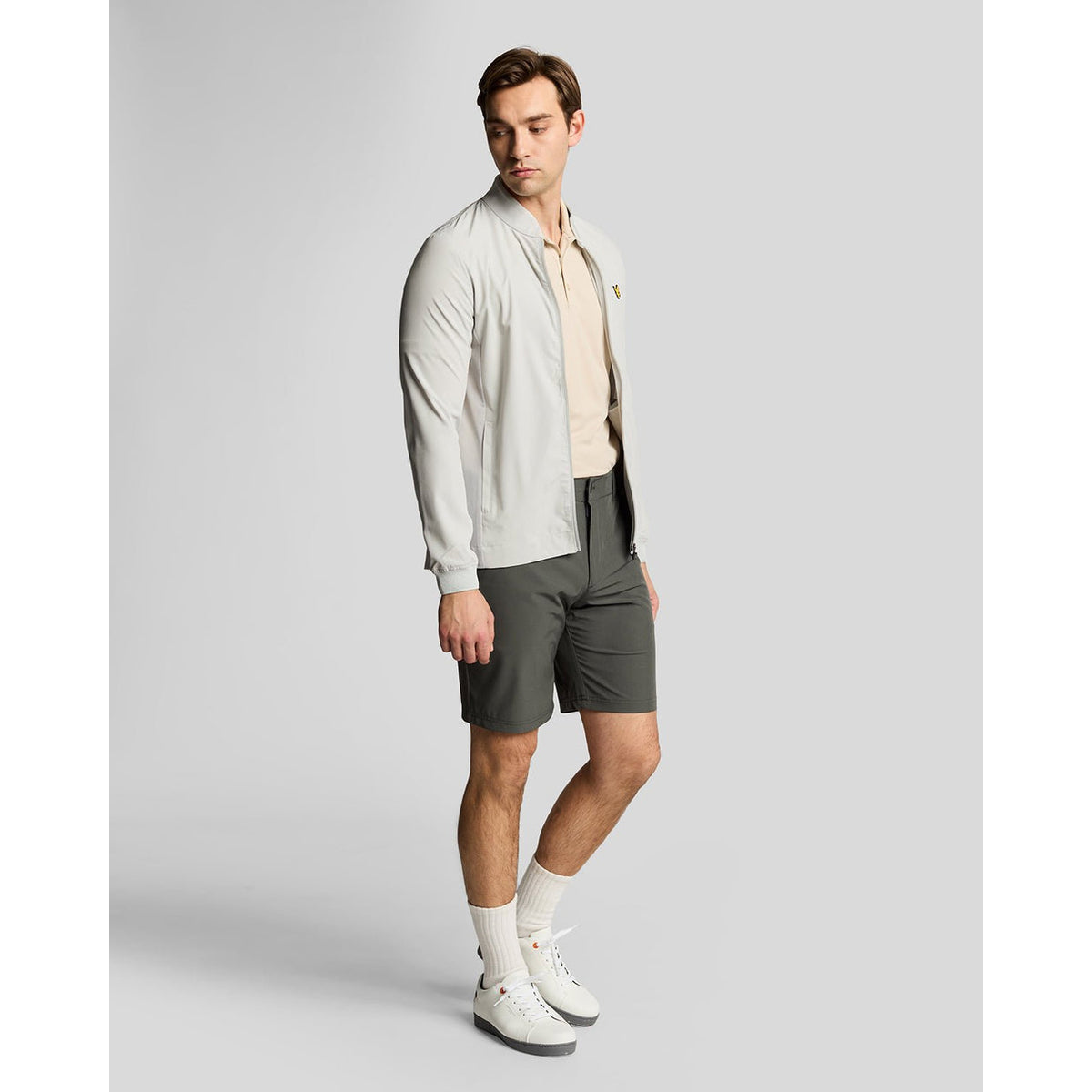Lyle & Scott 5 Taschengolfshorts - Granit