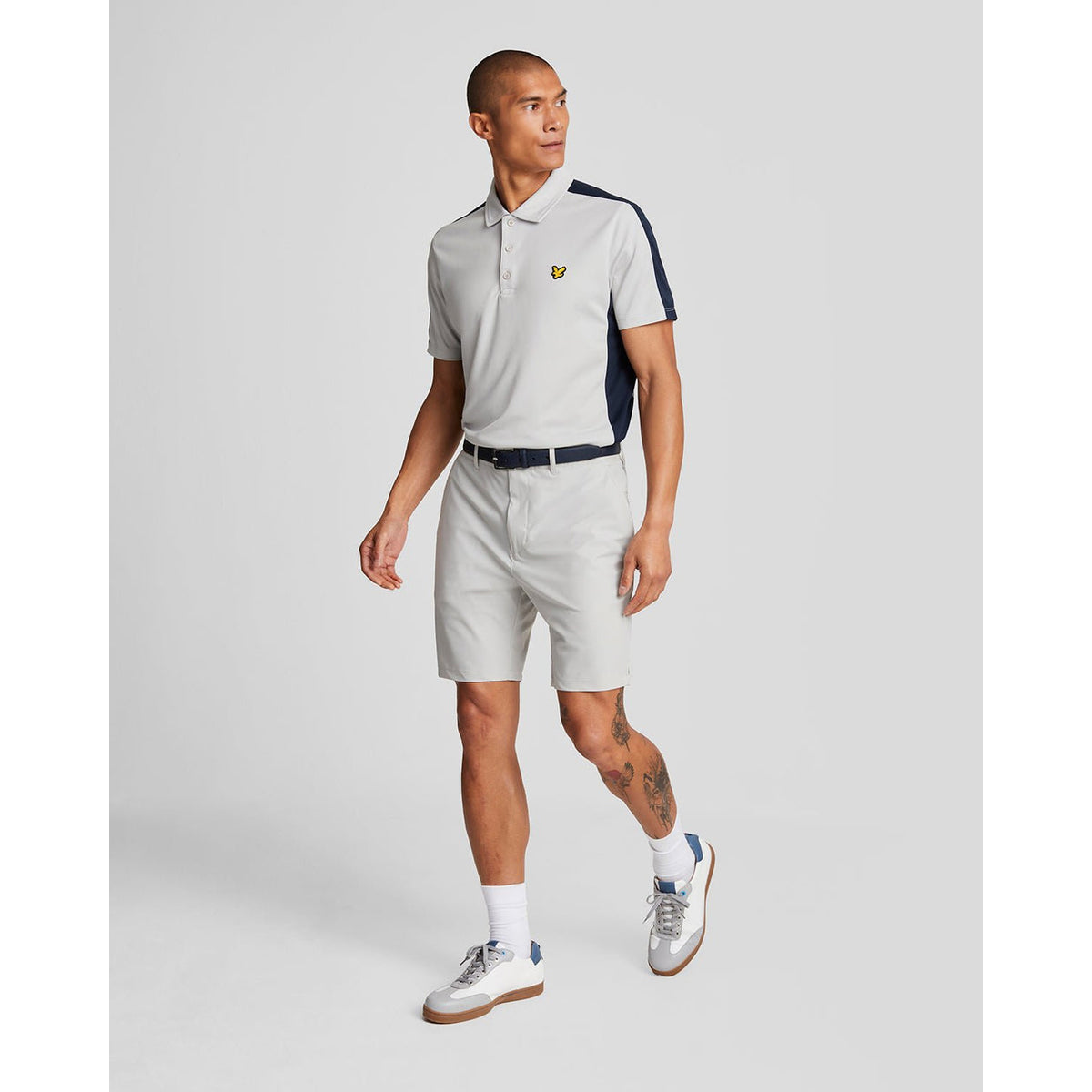 Lyle & Scott Airlight Tech Golf Shorts - Pebble