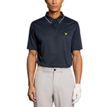 Lyle & Scott -Kontrastpolar Golf Polo -Hemd - Dark Navy