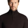Lyle & Scott Tonal Eagle Merino 1/4 Zip Pullover - Jet Black