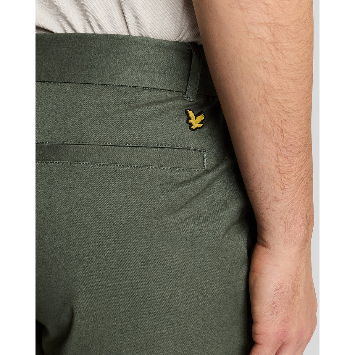 Lyle & Scott Course Stretch Golf Shorts - Cactus Green
